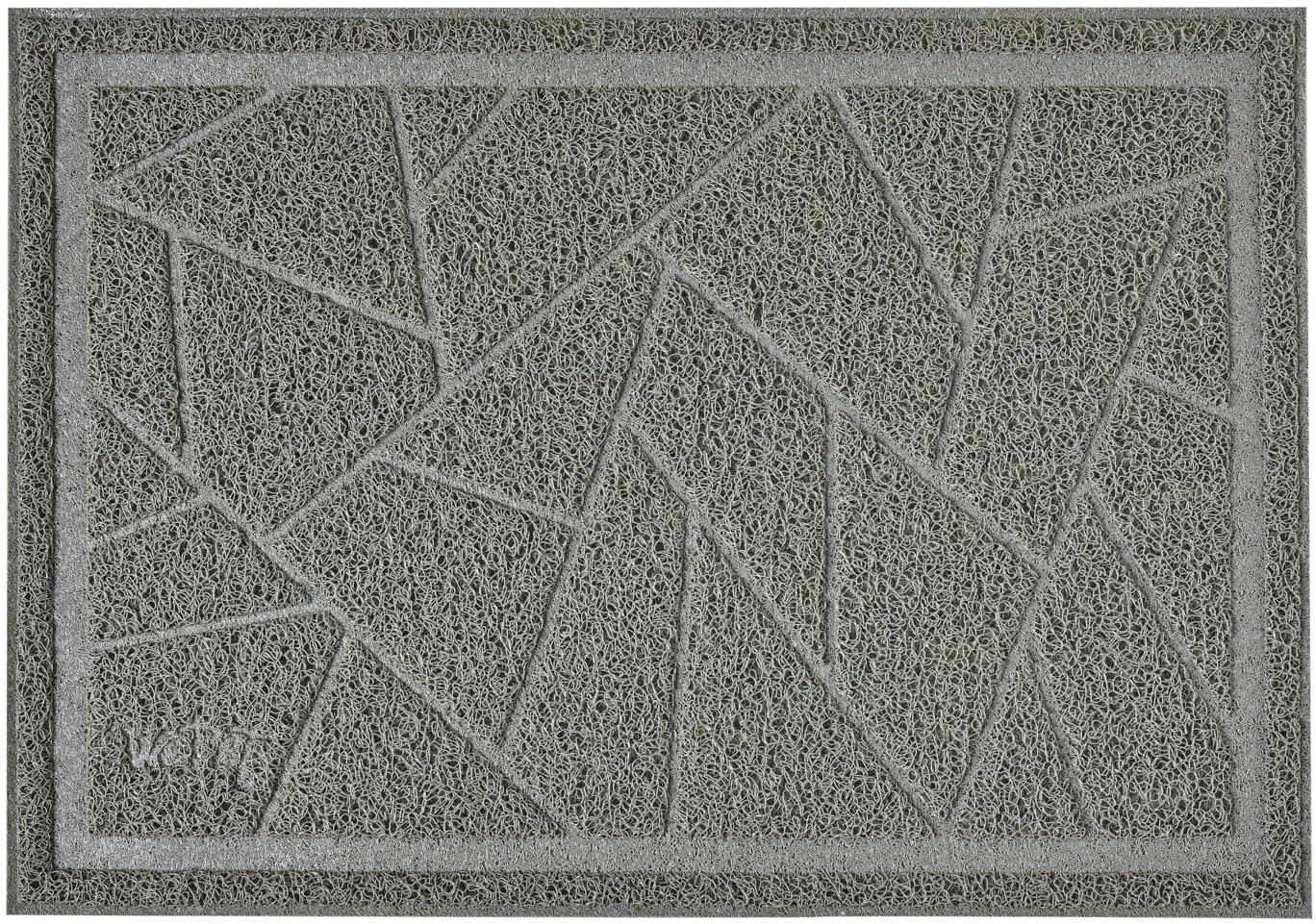 Jumbo litter mat covering a hallway exit path