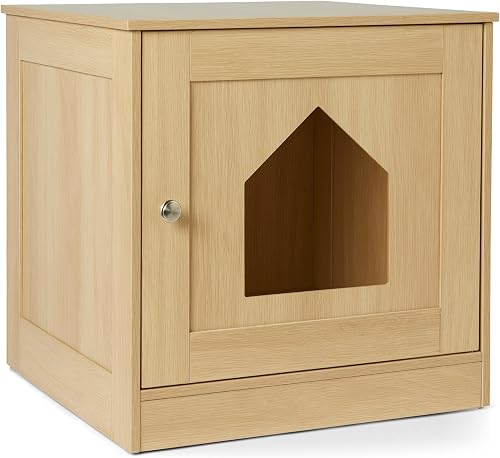 Amazon Basics beige litter enclosure